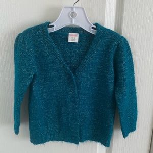 Gymboree sparkle cardigan 12-18 months